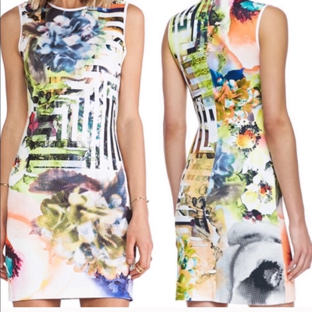 Clover Canyon Floral Neoprene Dress- Size M